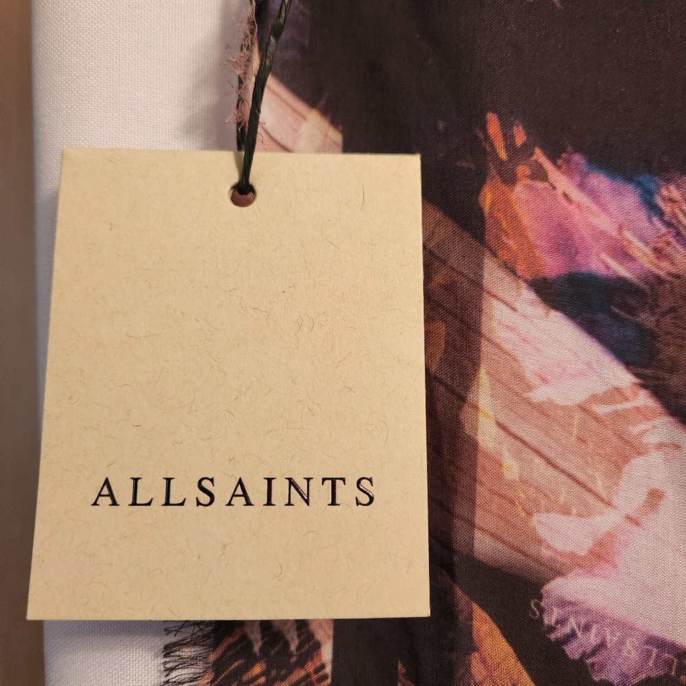 All Saints Floral Scarf - Picture 3 of 8
